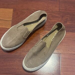 Esprit Women's Brown Perforated Slip-On Loafers